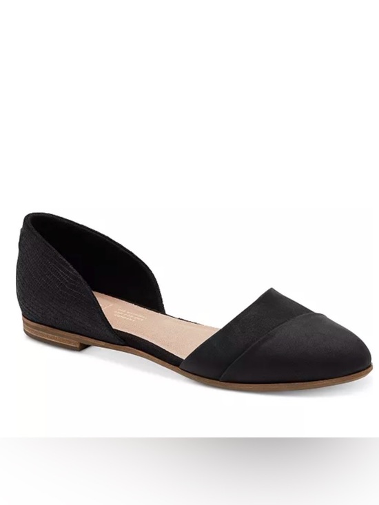 Toms Shoes - TOMS Women's Jutti d'Orsay Flats Black Size 7.5